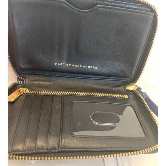 Marc by Marc Jacobs Sophisticato Bow Perf Emi Wallet/Wristlet Periwinkle - Picture 5 of 9